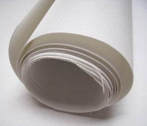 Leinwand Gewebe aus 100% Baumwolle (280g-m2) grundiert, 2.10x18 Meter Rolle