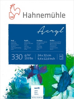 Acryl Block, 330g-m2, 30x40cm, 20 Blatt