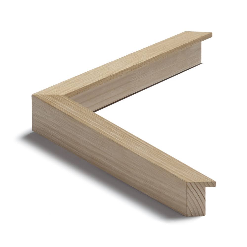 Bilderrahmen nach Mass · Holz G200-000.38 · Eiche furniert · Bildmass 50 × 70 cm · Ansicht 2