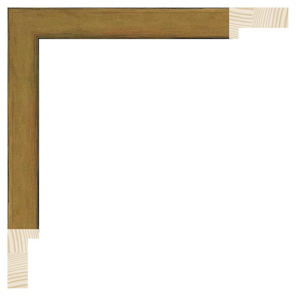 Bilderrahmen nach Mass · Holz G200-706 · Metallgold · Bildmass 180 × 150 cm · Ansicht 1