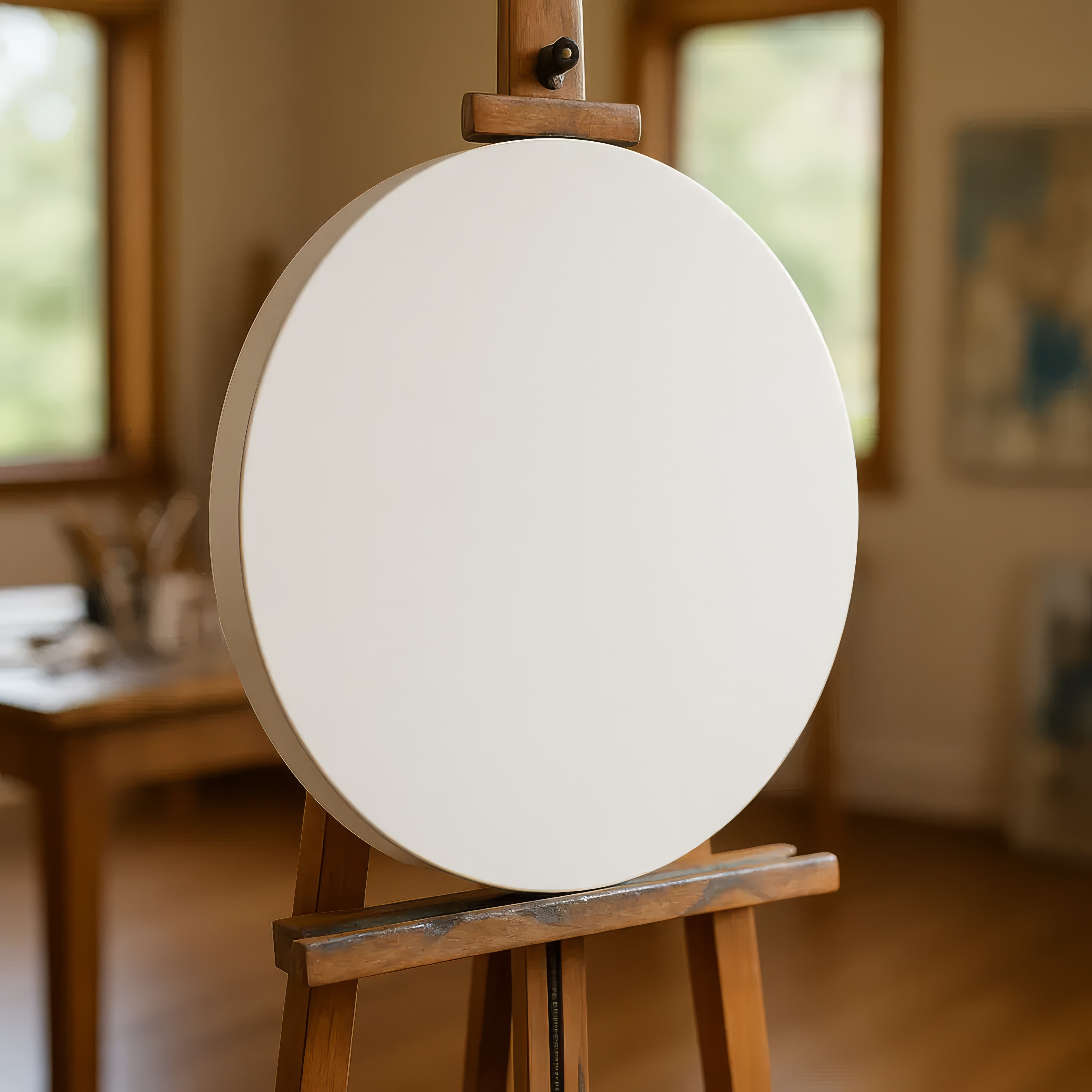 Keilrahmen bespannt (rund)