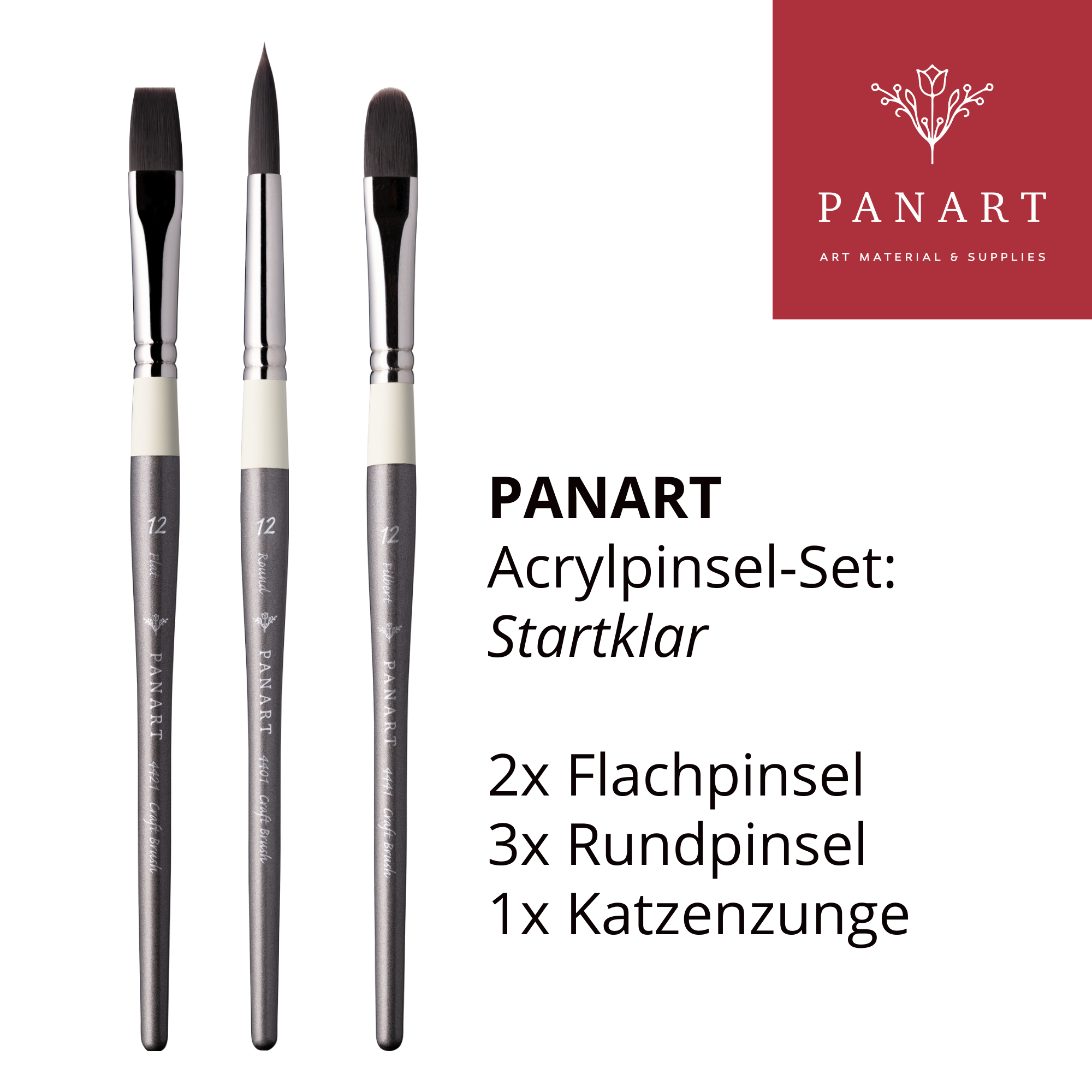 PANART Acrylpinsel-Set: Startklar