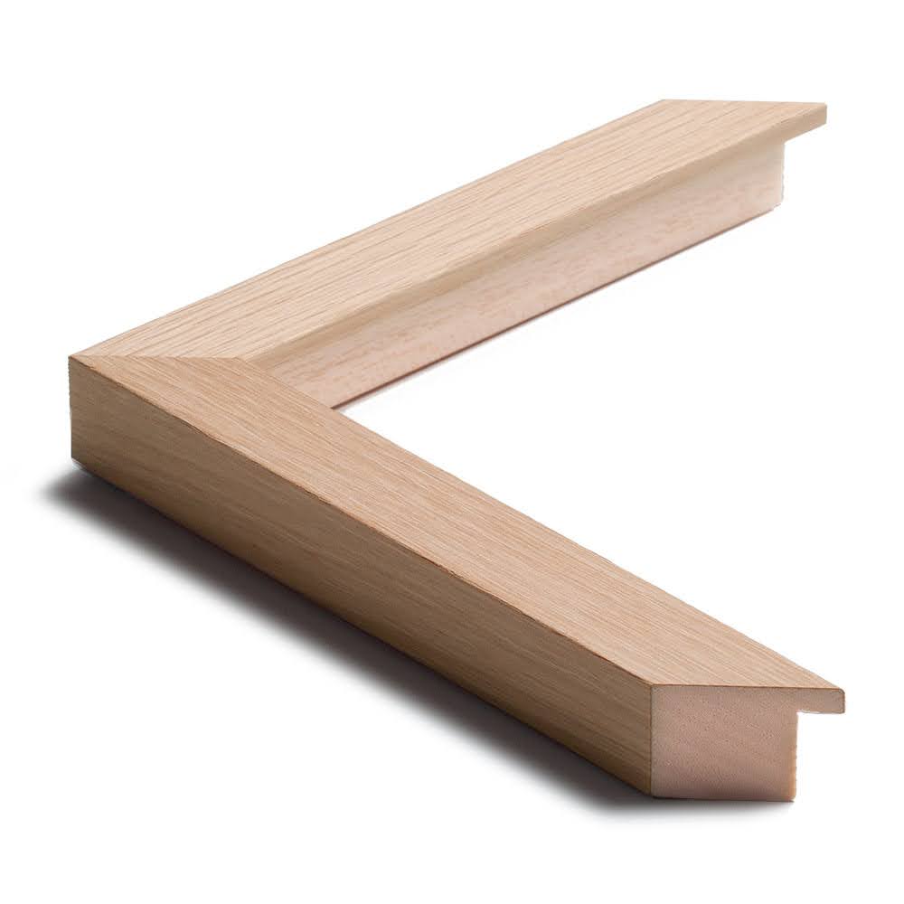 Bilderrahmen nach Mass · Holz G303-000 · Eiche furniert · Bildmass 144 × 82 cm · Ansicht 2