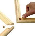 Floating frame set 70x100 cm (unfinished): assembly with patented connector system