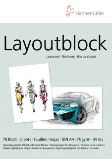 Layout-Block, 75g-m2, A4, 75 Blatt