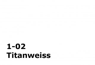 FLEURY Gouachefarbe (1-02 Titanweiss)