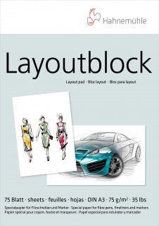 Layout-Block, 75g-m2, A3, 75 Blatt