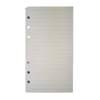 A6 Papier liniert (45 Blatt), mit 3er Lochung passend zu Resin Silikonform AM139-A6