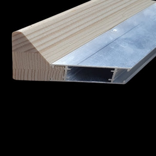 Alu-Holz Keilrahmen Set (Profil 25x65mm),