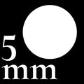 Malplatten rund, Durchmesser 40 cm, 5mm (5 Stück)