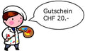 Gutschein für Künstlerbedarf im Wert von CHF 20.-