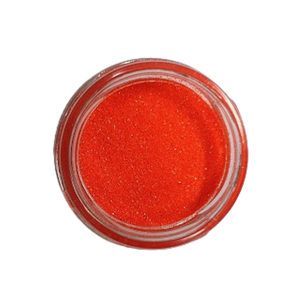 Glitter Orangerot fluoreszent (S0504, 50ml)