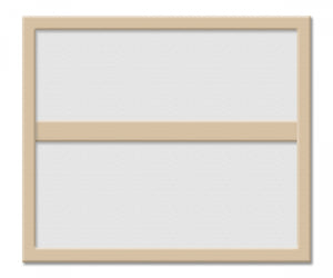 5er Pack bespannte Keilrahmen 40 x 120 cm Klassik+ Qualität