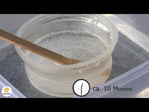 Video: FLEURY Resin in Silikonformen giessen
